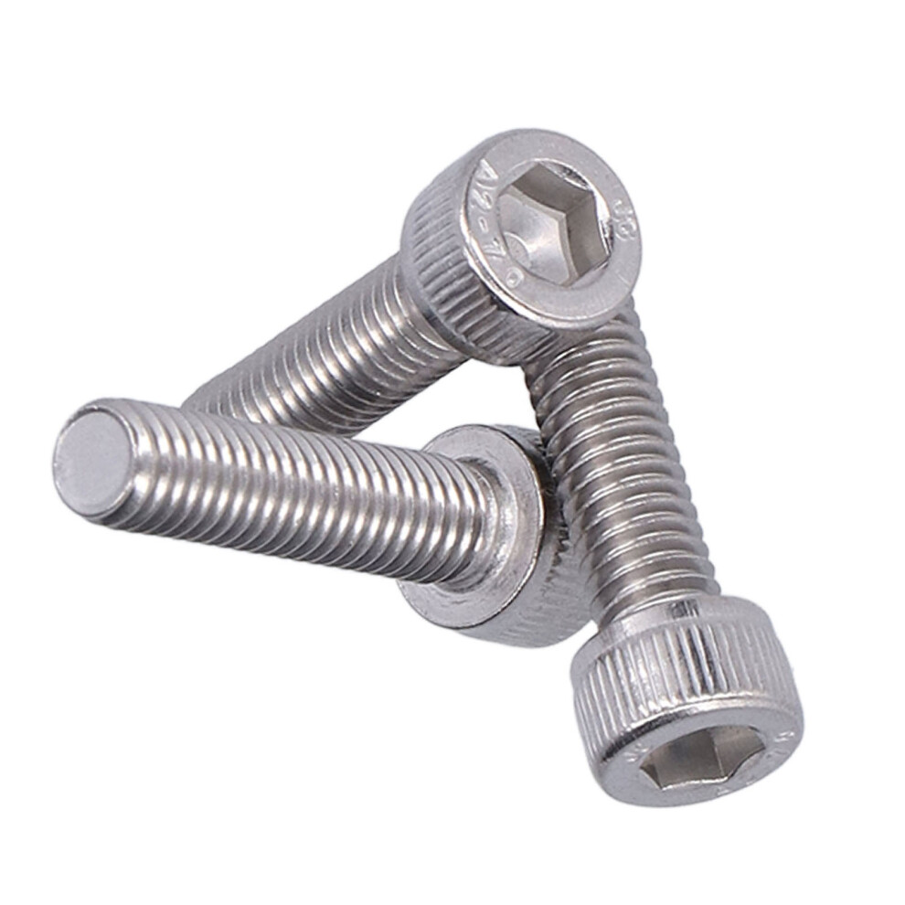 M6 Hex Socket Cap Screws 30-Piece