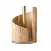 (Wood)Holz Flach Spirale Design Deko Aufbewahrungsbox Taschentuch Halter für Küchentheke Schlafzimmer und Bad
