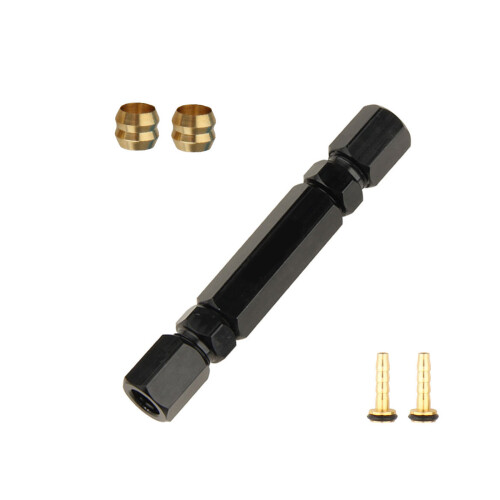 Fiets hydraulische schijfremslangconnector-Zwart