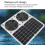 Solar Powered 12in Twin Fan Waterproof 1