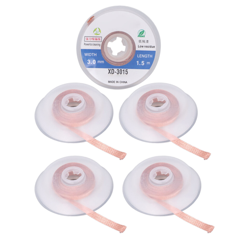5 Pack Solder Remover Braid Wick