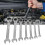 Silver Fix Head Ratchet Wrench Set 8-19mm 1