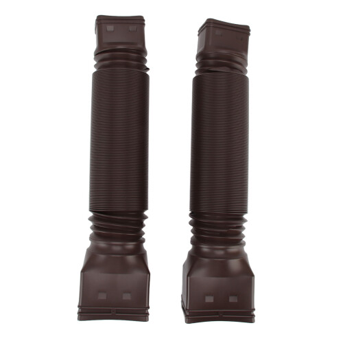 Flexible Downspout Extender, 20-59in, Brown