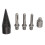5 Steel Log Splitter Drill Bits 32mm 1