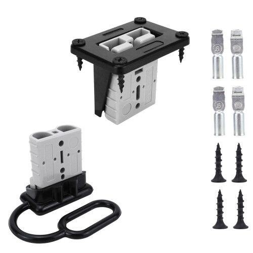 Plastic 50A Current Mountable Plugs Base Including Top Quick