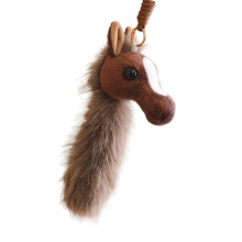 Decoratieve dierenhanger paardenkop pluche hangend cadeau-item-2