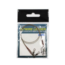 Heavy Duty Steel Fishing Leader Line Break Resistant-30cm 18kg