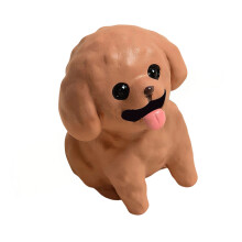 Hundestatue mit Kabelclip-Halter, modernes Tischornament für-3