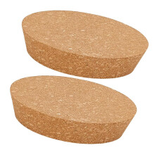 2 Stück konische Kork-Weinflaschenverschlüsse aus Holz, konische