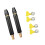 Ergonomic Handle Car Wash Nozzle With Fastening-plastic 2 Sets 1