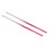2Pcs Acrylic Clear Ruler Set, Colorful Straight-Gradient powder 1