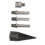 5Pcs Heavy Duty Wood Splitting Bits 1