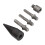32mm 5Pcs Steel Wood Splitting Drill Bits 1