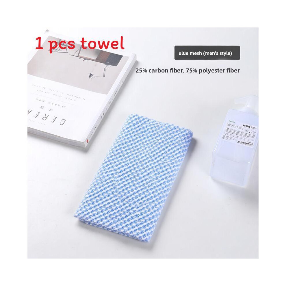 (BlueGrid) Long Strip Bath Wash Exfoliating Shower Towel Scrub Cloth For Body Bathing Use