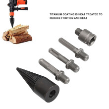 5Pcs Log Splitting Drill Bits Steel