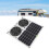 Solar Powered 12in Twin Fan Waterproof 8