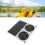 Solar Vent Fan 12in Twin Blade Coop Use 9