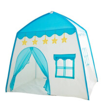 (Blue)Kids Indoor Outdoor Play Tent With Foldable Design Suitable For Boys And Girls House