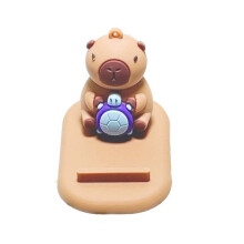 Suport pentru telefon cu capibara, stabil, universal pentru smartphone-uri, accesoriu drăguț de birou, cadou decorativ o