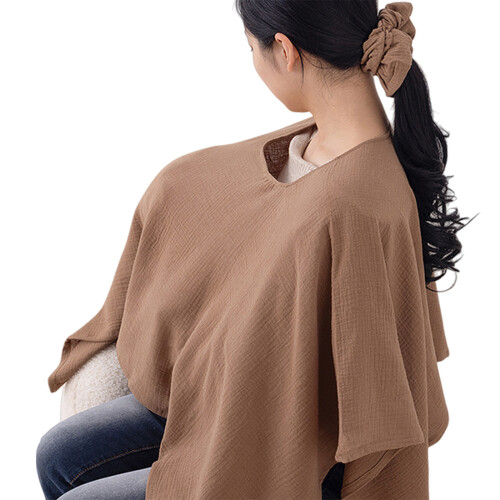 Multifunctional Nursing Cloth Breathable Breastfeeding-brown