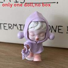 (Rainy Day)Figurines jouets tendance Skullpanda PVC adaptées aux fans d'anime et aux collectionneurs de cadeaux
