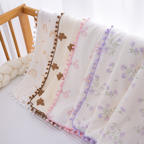 Strollers Blanket Strong Absorbent Breathable Towel Pram-bear 1