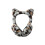 Leoparden-inspirierte Winter-Ohrwärmer, elastisch, bequem,-Beige 1