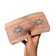 Soft Stretchy Knitted Hairband Bohemian Headbands-Milky White
