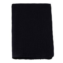 Ademende kinderwagendeken Wikkeldoek Comfortabele katoenen-Zwart