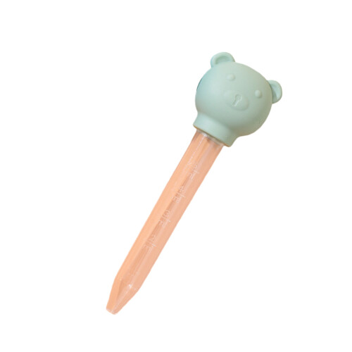 Baby-Flüssigkeitstropfer, weiche Silikonspitze, präzise-Grün