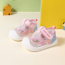 (Pink,18)Zapatos unisex de verano para bebés pequeños con parte inferior suave y cierre de gancho y bucle