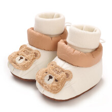 Ademende katoenen babysokjes, anti-slip-Bottomlengte 11CM