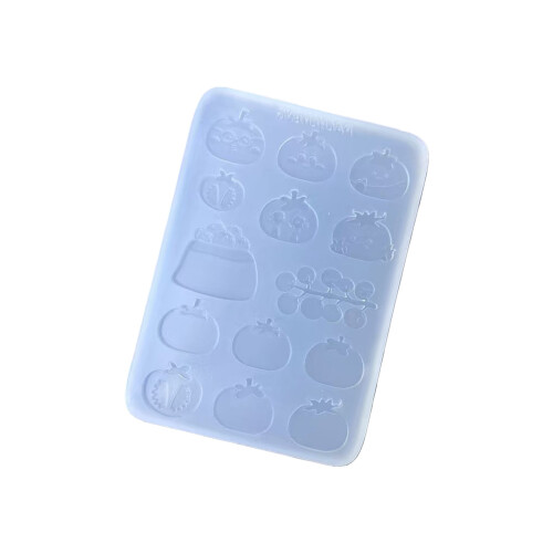 Moule en Silicone réutilisable en forme de tomate, pour bijoux