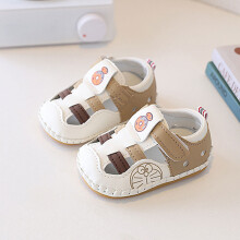 (Khaki,16)Kleinkind Baby Schuhe mit atmungsaktivem Material Antirutsch Design für Sommer und Frühling