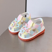 (Pink,20)Mädchen Baby Sommer Schuhe mit Schlaufenverschluss für Kleinkind Spielzeit Geschenk Mode
