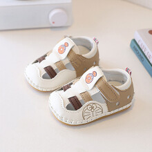 (Khaki,18)Kleinkind Baby Schuhe mit atmungsaktivem Material Antirutsch Design für Sommer und Frühling