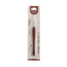 Stainless Steel Crochet Hook Ergonomic Wooden Handle-Bstyle