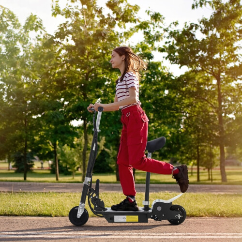 Electric scooter for children, for ages 7-12,Black 1