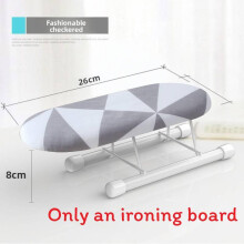 (Fashion Check)Planche à repasser moderne à manches avec housse en coton pour presser facilement le vêtement à la maison à