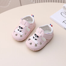 (Pink,14)Baby Lauflernschuhe Sneaker mit Verschluss für den Sommer und weichem Oberleder