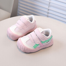 (Pink,16)Kleinkind Mesh Turnschuhe mit rutschfester Laufsohle für drinnen und draußen Mode