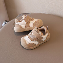 (Khaki,16)Zapatos para caminar bebé con suela ligera para niños y niñas de moda
