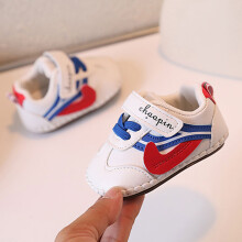 (Blue,13cm)Zapatos de bebé para aprender a caminar con cómodo material de PU para niños niñas moda