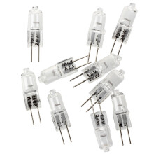10 x G4 12V 20W heldere halogeenlampen met capsule, warm wit licht, voor huisverlichting, energiezuinige verpakking