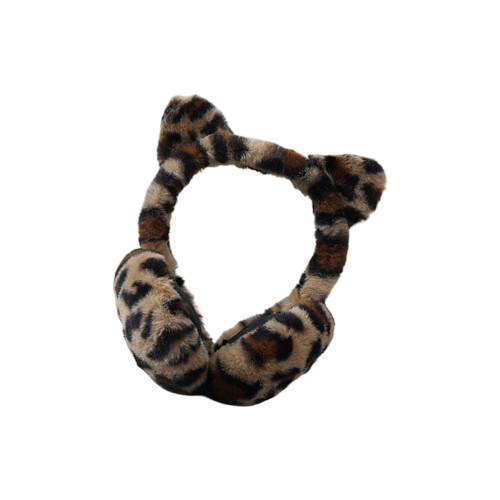 Comfortable Leopard Patterned Ear Protections Gear For-khaki