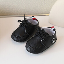 (Black,13)Babyschuhe für Kleinkinder mit Retro-Cartoon-Muster und einfachem Binden Modedesign