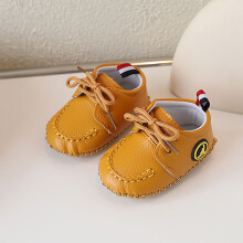 (Coffee,13)Babyschuhe für Kleinkinder mit Retro-Cartoon-Muster und einfachem Binden Modedesign