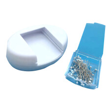Naai-naald-organizer met lade Magnetische-Wit
