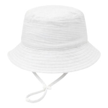 Lovely Baby Fisherman Cap Cotton Toddler Sunhat-White XS