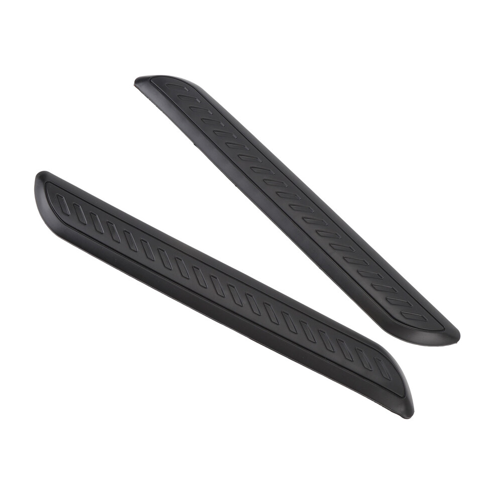 Glossy Bumper Guard Strip Pair Black 7444352390977